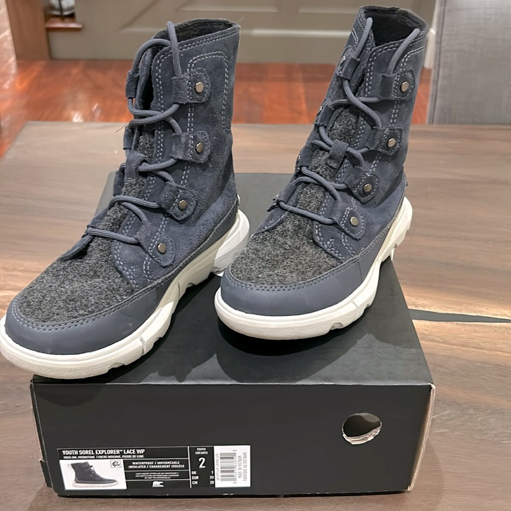 Sorel Youth Explorer Lace WP size 2